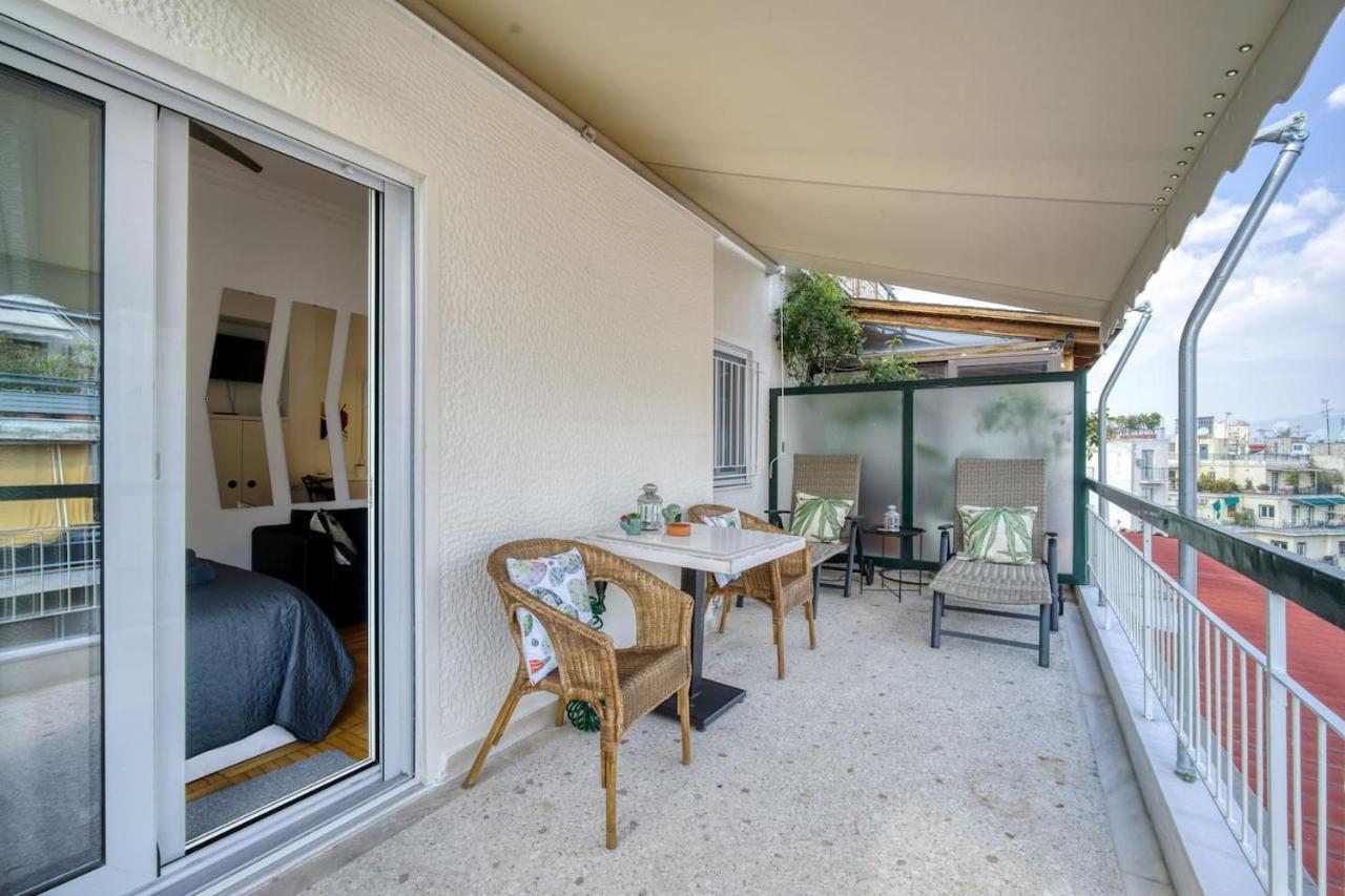 The Cactus Apartment With Large Sunny Balcony Athens Exterior photo